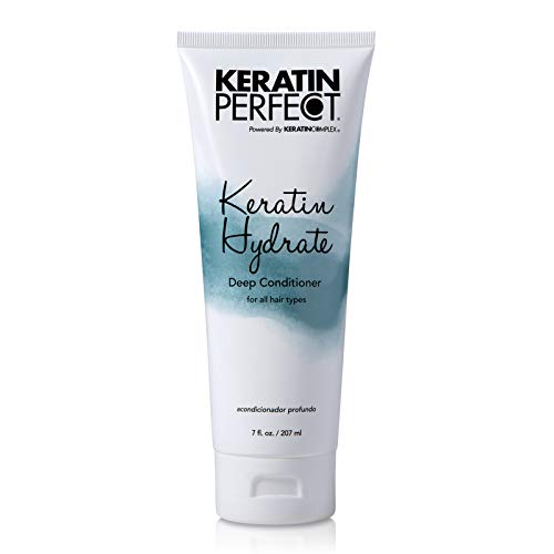 Keratin Perfect - Hydrate Deep Conditioner - Smooth, Soft, Hydrating, Moisturizing Deep Conditioner for Fine, Dry Damaged, blonde & Curly Hair - Sulfate-Free Travel-Friendly - 7 oz
