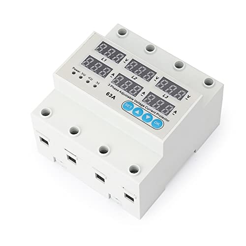 Protector relé de corriente contra bajadas de tensión trifásica 220V MOBYAT 63A 2