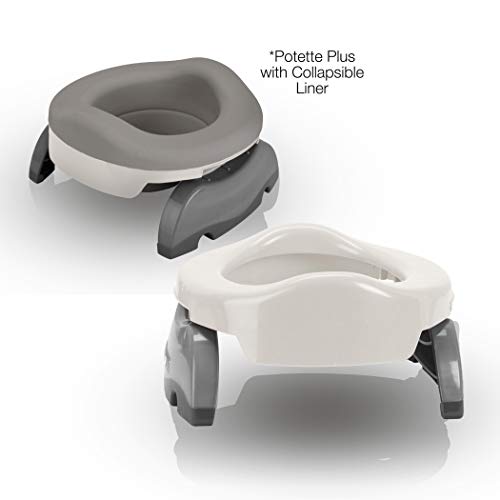 Kalencom 2730VALUEPACKGREY Potette Plus Potty Value Pack: Kalencom 2In1 Potette Plus Portable Potty And Reusable Collapsible Liner thumb #2