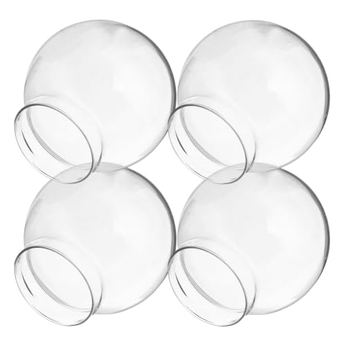Cúpula de vidrio transparente JOINPAYA pack de 4 campanas para recuerdos y decoración 2