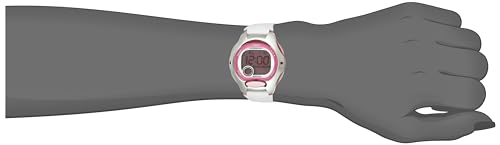 Casio Women's LW200-7AV Digital Watch with White Resin Strap