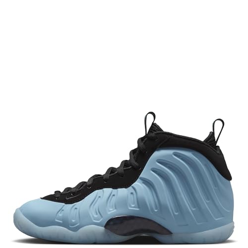 Little Posite One Grade School Basketball Shoes (Psychic Blue/Black) (HJ7654-400, Black/Blue)