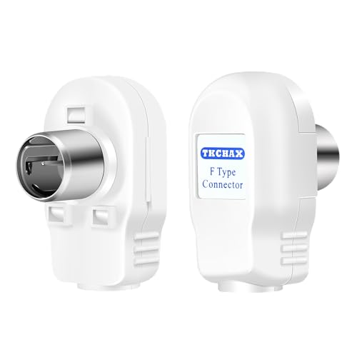 Conector coaxial 90° F-type macho 3 unidades miniatura 3