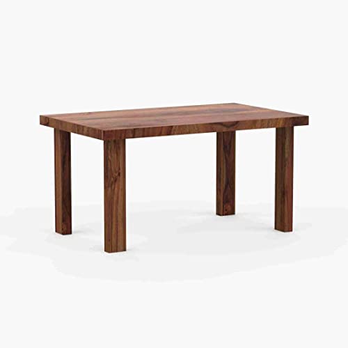 Image of Dining Table with Chair Set || Dining Room Furniture || Dining Table Set || Sheesham Wood Dining Table 6 Seater Set || Wooden 6 Seater Dining Table Set || Home Furniture Dining Table || Honey Finish