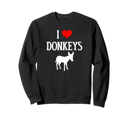 I Love Donkeys I Heart Donkeys Donkey lover Equidae �~���[�� �g���[�i�[