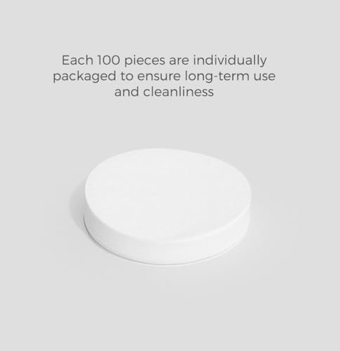 AGOGO Replacement Paper Coffee Filter Packs 1000 Count, Round Coffee Maker Filters, Compatible with Espresso Makers and Moka Coffee Pot,Four Sizes 56mm