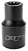 Performance Tool W80603 Porsche Brake Caliper Socket, 1/2-Inch Drive 9mm 10 Point, for European Cars Repair