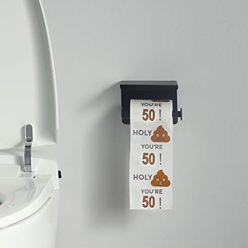 Happy 50th Birthday Gifts for Women and Men - Funny Toilet Paper Roll