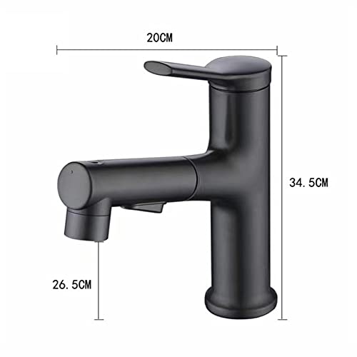 Mitigeur de lavabo rétractable pour éliminer les éclaboussures tenaces
