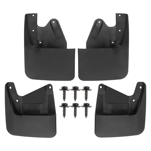 Image of Mud Flaps Splash Guards for Fit for Toyota Tundra 2022 2023 2024 2025 | No Drilling Required Bendable Mud Guards | Front & Rear 4-Piece Set Car Accessories