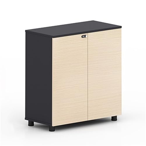 Caisson de Bureau Classeur de bureauarmoire de rangement en bois à Double portearmoire de classement avec serrure à combinaisonpetite armoire latérale de...