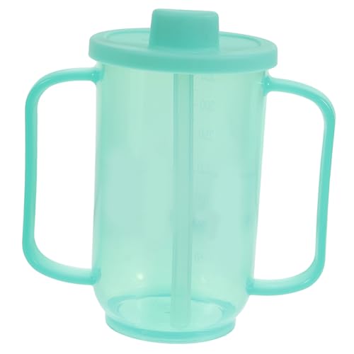 BAZEITFLOW PZ41318T10OC9 Trinkbecher mit Strohhalm Türkis