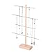 Porte-bijoux Bijoux Organisateur Boucle d'oreille Porte-boucles d'oreilles en hêtre Stockage Porte-collier multicouche, arbre de bijoux for boucles d'oreilles, colliers longs, bracelets et bagues Orga