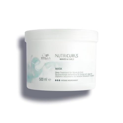 Wella Professionals NUTRICURLS Maschera Intensiva per Capelli Mossi e Ricci – Nutre e Definisce, 500ml