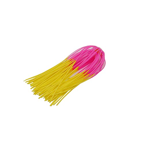 Silicone Jig Skirts Diy For Rubber Fishing Bass Jig Lures Frog Squid Rubber Jig Head Lures Spinnerbaits Buzzbaits Fly Fishing Material Line Foot Replacement Fishing Bait Accessories (12 Bundles) #TOP3