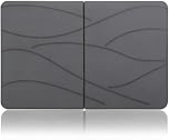 Stone Bath Mat, Diatomaceous Earth Bath Mat Stone with Fast Drying, Foldable Quick Dry Diatomite Bath Stone Mat for Bathroom, Non-Slip, Easy to Clean, 60cm x 40cm (Grey)