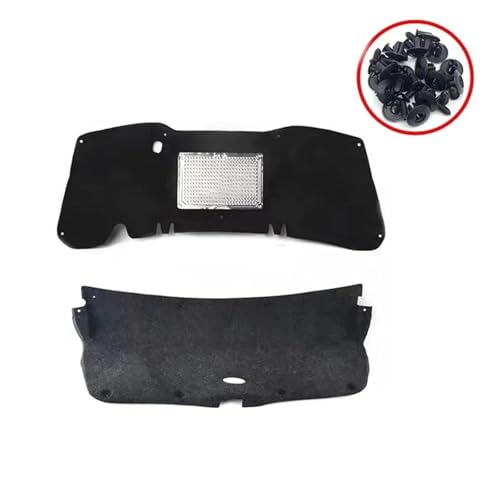 Coussin isolant de capot moteur en coton pour Honda Civic