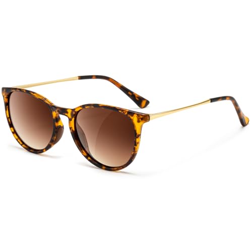 Image of SUNGAIT Junior Kids Polarized Sunglasses Vintage Round Children Shades for Girls & Boys 5-12 UV400 Protection