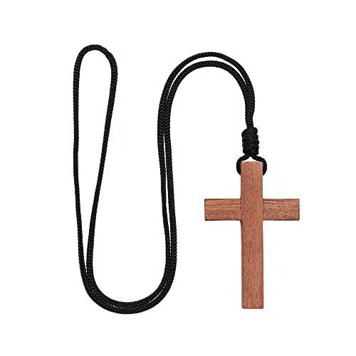 Intercession Wood Cross on Cord - Made in Brazil2