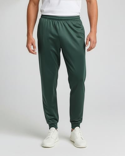 Image of Real Essentials 3 Pack: Men's Active Athletic Casual Jogger Sweatpants with Pockets