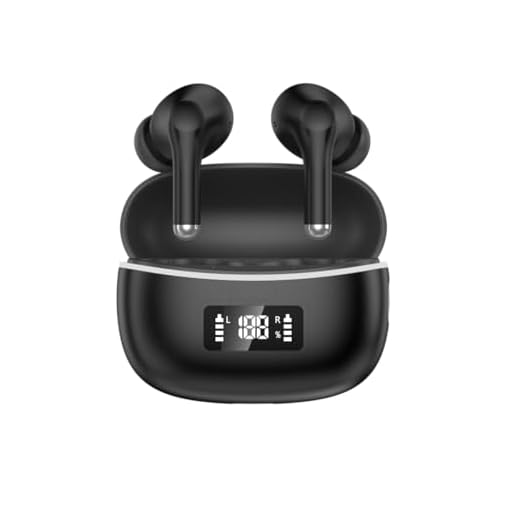 Bluetoothイヤホン ワイヤレスイヤホン AIスマート ENC通話 IPX7防水 最大60時間再生 2025年最新Bluetooth6.0 ブルートゥースイヤホン 全音域HI-FI音質 低遅延 接続瞬時 片耳/両耳 WEB会議/運動/ゲーム/テレワーク/通学/通勤/スポーツ/音楽用 iPhone/Android対応 (01black)