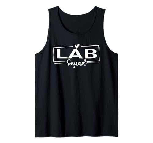 Lab Squad Laboratory Labs Love Heart Appreciation Débardeur