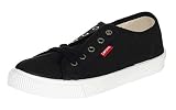 Levi's Malibu Beach S, Zapatillas Mujer, Negro (Regular Black), 38 EU