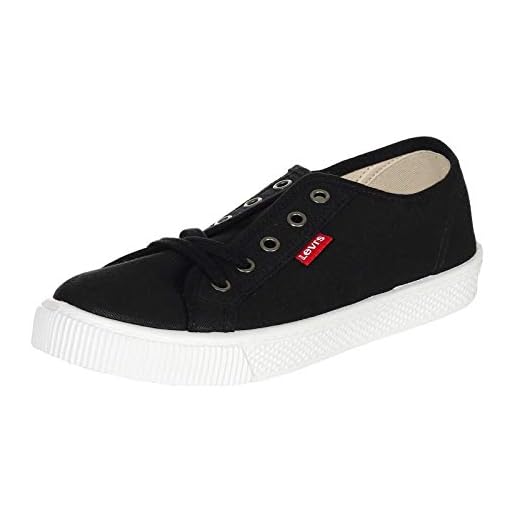 Levi's Damen Malibu Beach S Sneaker, Schwarz (Regular Black 59), 36 EU