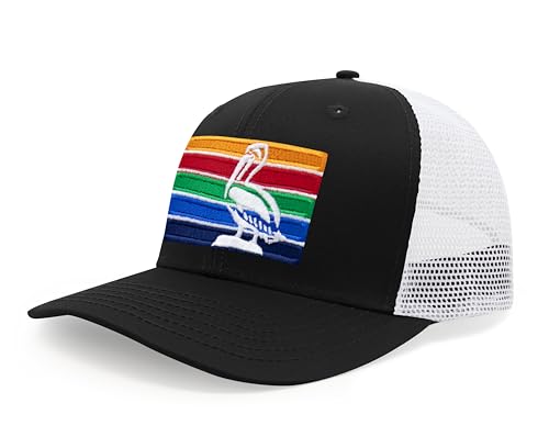 Image of International Tie City Hat for Men and Women, Adjustable Snapback Trucker Baseball Cap with Embroidered Patch