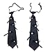 BUBEFSKD Stylish Personality Bowtie Luxurious Rhinestones Bows Tie Fascinating Bows For Fashion Female Elegant Women's