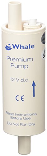 Whale Premium Inline Pump - White, Small