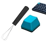 藤倉工房 無刻印カラーキーキャップ HHKB/REALFORCE用 Escキー1個 交換用 Topre軸用 互換性 キープラー付き 東プレ軸用 キートップ バラ売り (ライトブルー)