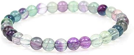 MJDCB 6mm Natural Stone Beads Bracelet Healing Crystals Bracelets