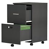 Koifuxii 2 Drawer File Cabinet with Lock, 2 Drawer Filing Cabinets for Home Office, Wood Filing Cabi