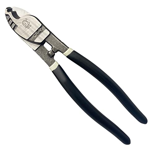 Boosden 8 Inch Cable Cutters,Heavy Duty Cable Cutting, High Leverage Cable Pliers For Aluminum,Wire,Communications Cable Cutting #TOP2