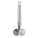 Westmark Pizza-/Teigrad, 2 Schneidräder (Glatt/Gewellt), Rostfreier Edelstahl, Rad-Durchmesser: je 3,8 cm, Silber, 18322270
