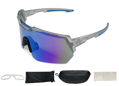 Sports Sunglasses. Ideal for driving, fishing, mountain biking.UV400 protection.Adjustable nose support.