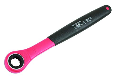 Laser 6882 klucz pierścieniowy z grzechotką VDE 12 mm