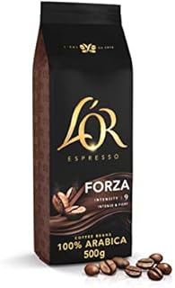 L'OR Espresso Forza Coffee Beans 500g Intensity 9