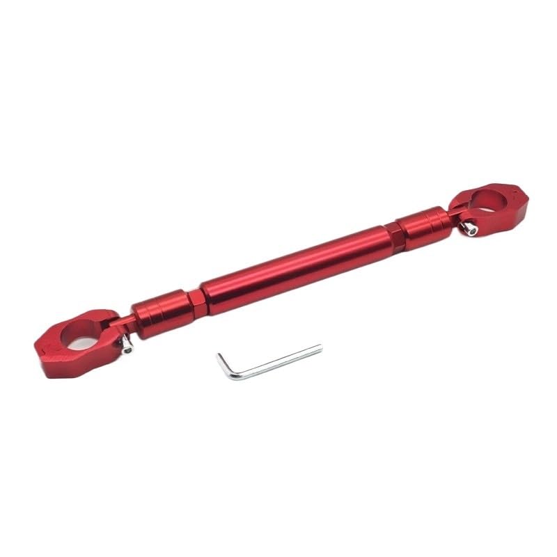 Motorcycle handlebar risers Kierownica motocykla uchwyt 7/8 "22mm regulowana poprzeczka wspornik balansowy wzmocnienie wzmocnienie dźwignia(Red)