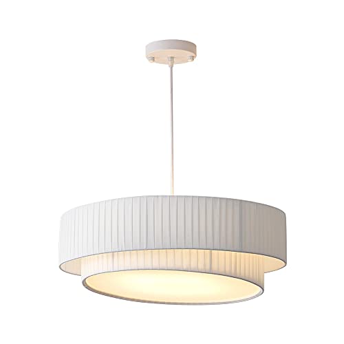 Lustre en tissu nordique E27 JOMBID à 4 lumières réglables pour plafond de chambre