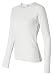 Bella 5001 Womens Stretch Rib Long Sleeve Tee - White, Large