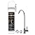 WINGSOL WINGSOL Under Sink Water Filter System with Stainless Steel Faucet, Reduces Chlorine, Heavy Metals, Bad Taste, Sediment, NSF/ANSI 42&53, 8K, Easy Installation Sink Water Filter, Black Faucet