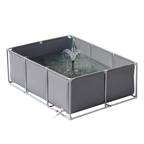 Tanque exterior para peces koi: cree un oasis acuático en su jardín con lona elevada 1
