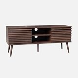 sweeek - Mueble TV escandinavo 2 Puertas, 120x39x51.5 cm