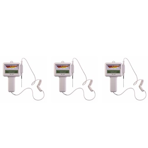 LOLPALONE Kit de prueba de agua PH para piscina, calidad de spa, nivel de balneario, medidor de análisis, monitor y detector