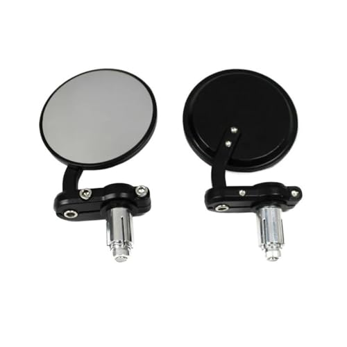 Espejos retrovisores para motocicleta de 7/8 pulgadas redondos y plegables un par