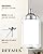 LIROUVET 2 Pack Pendant Light Fixtures, Modern Dual Glass Pendant Lights, Brushed Nickel Hanging Light with Clear and Milk Glass, Pendant Lights Kitchen Island for Dining Room PL02BN-2PK