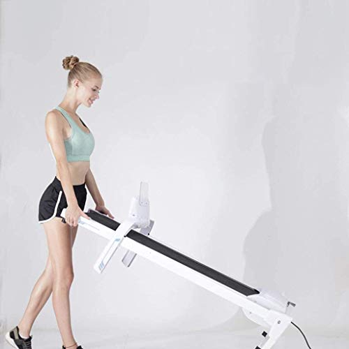 Image of Running chines edmills r nning oform eadmill tness torized lding nning eadmill th de se,Portable,USB,Aux,Flat lding w ofile hite 2 2cm