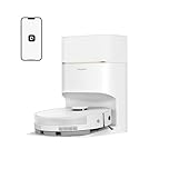 dreame D20 Pro Plus Robot Aspirateur 2-en-1, 13 000 Pa, Double Brosse, Auto-Vidage, Laser Navigation, Capteur Distance, Poils d’Animaux, Coins, Sols Durs & Tapis, Batterie 5200 mAh